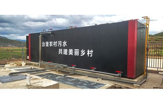 Container Domestic Sewage Treatment Plant / Sewage Treatment System Customized / Packaged Wastewater Sewage Treatment Plants
