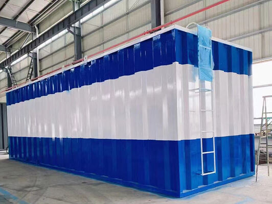 Compact Integrated MBBR Sewage Treatment Equipment High-Efficiency Waste Water Treatment Plant with 1 Year Warranty