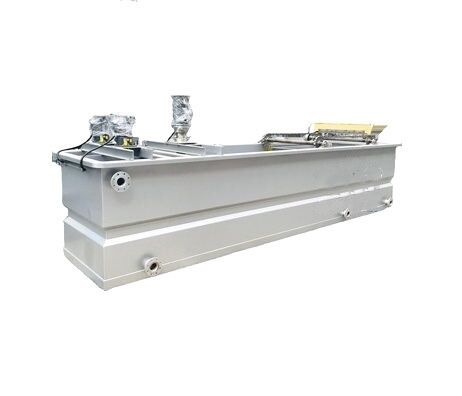 Impianto avanzato di flottazione ad aria con cavitazione per liquami oleosi